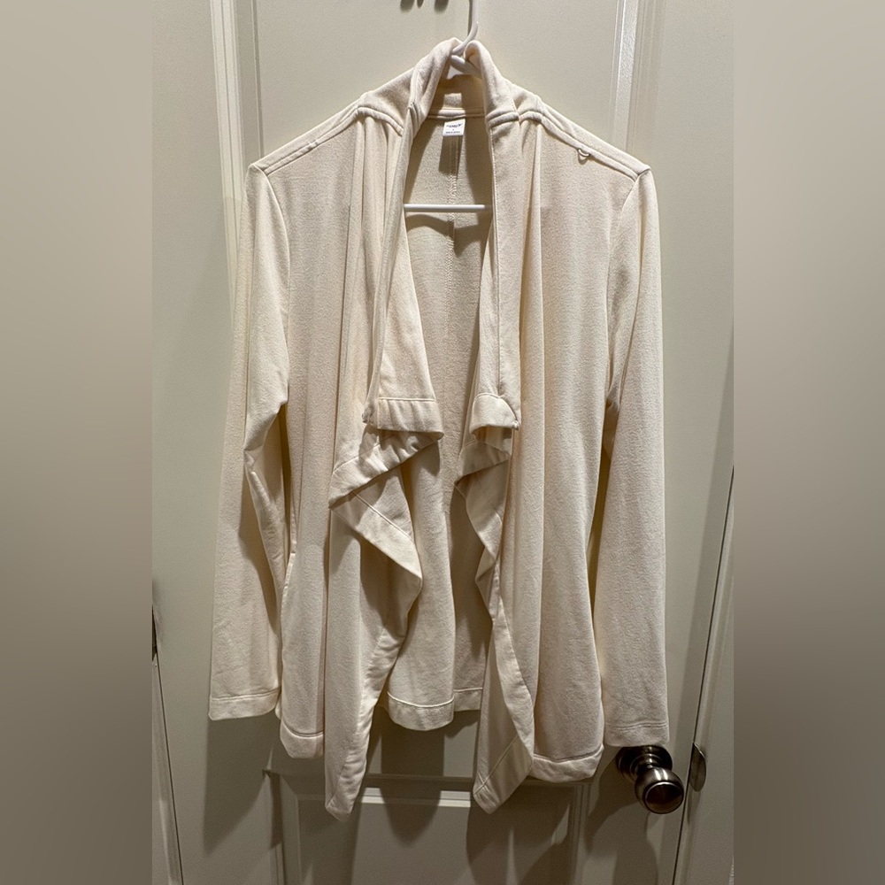 Old Navy Active Cream Cardigan